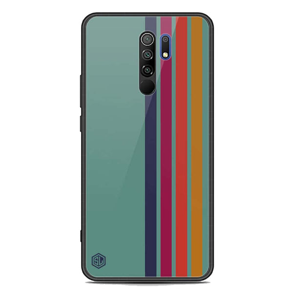 Retro Stripes Series Soft Phone Case - Premium Glass Case - Xiaomi Redmi 9 Prime