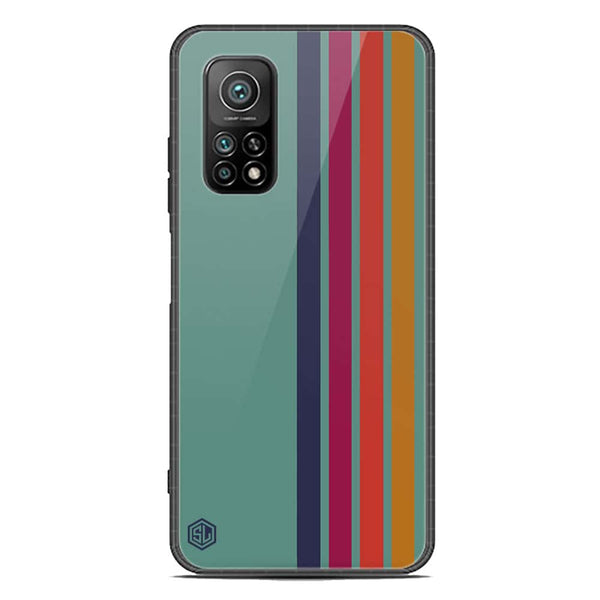 Retro Stripes Series Soft Phone Case - Premium Glass Case - Xiaomi Mi 10T Pro