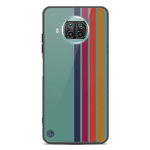 Retro Stripes Series Soft Phone Case - Premium Glass Case - Xiaomi Mi 10T Lite