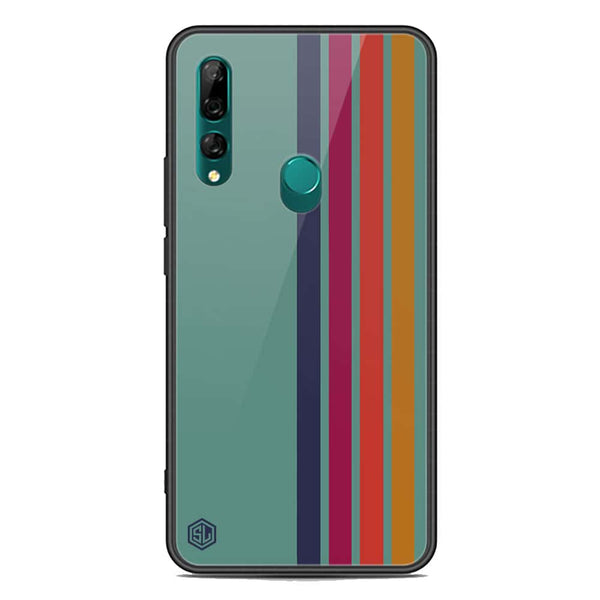 Retro Stripes Series Soft Phone Case - Premium Glass Case - Huawei Y9 Prime 2019