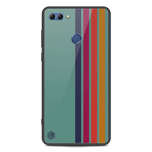 Retro Stripes Series Soft Phone Case - Premium Glass Case - Huawei Y9 2018