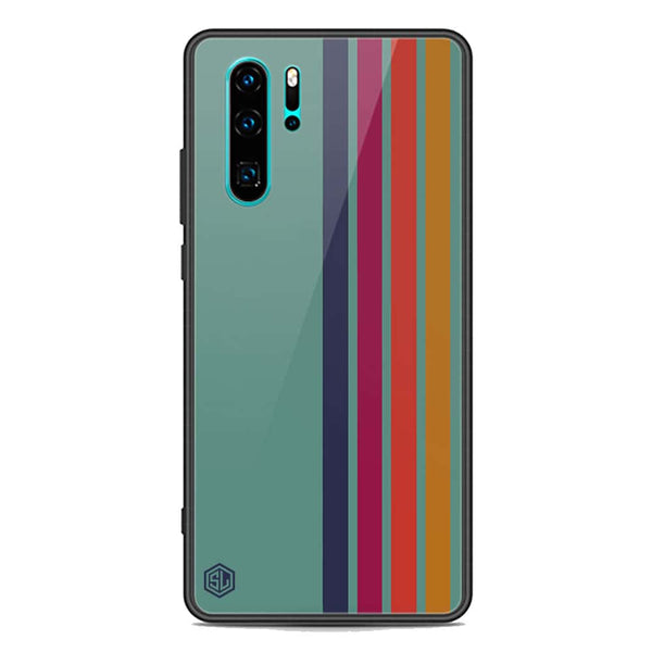 Retro Stripes Series Soft Phone Case - Premium Glass Case - Huawei P30 Pro