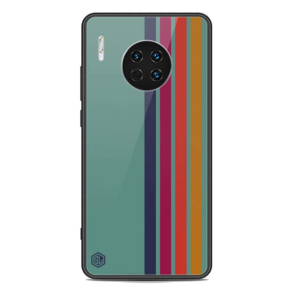 Retro Stripes Series Soft Phone Case - Premium Glass Case - Huawei Mate 30
