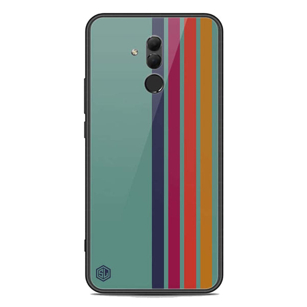 Retro Stripes Series Soft Phone Case - Premium Glass Case - Huawei Mate 20 Lite