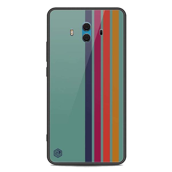 Retro Stripes Series Soft Phone Case - Premium Glass Case - Huawei Mate 10