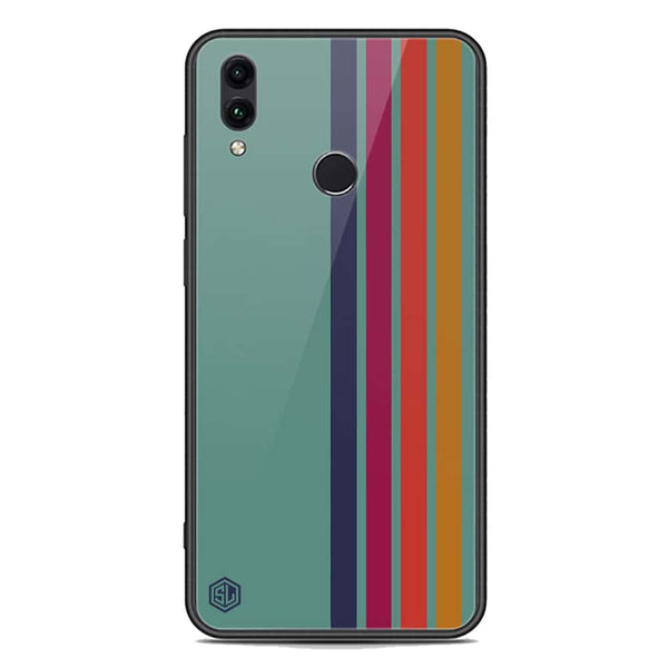 Retro Stripes Series Soft Phone Case - Premium Glass Case - Huawei Honor 10 Lite