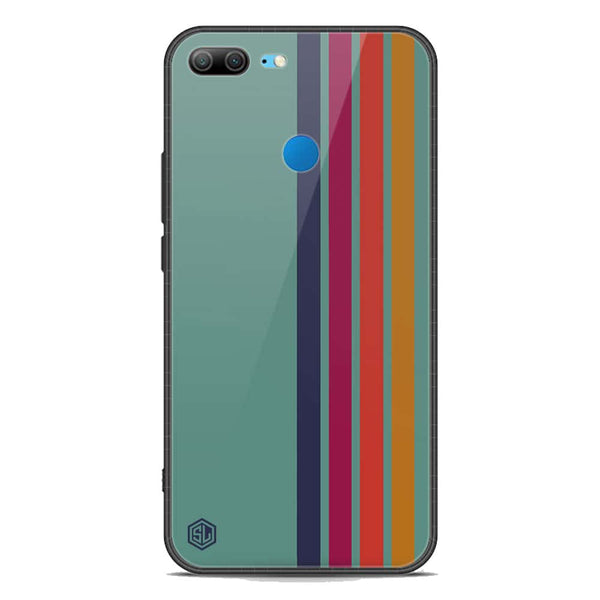 Retro Stripes Series Soft Phone Case - Premium Glass Case - Huawei Honor 9 Lite