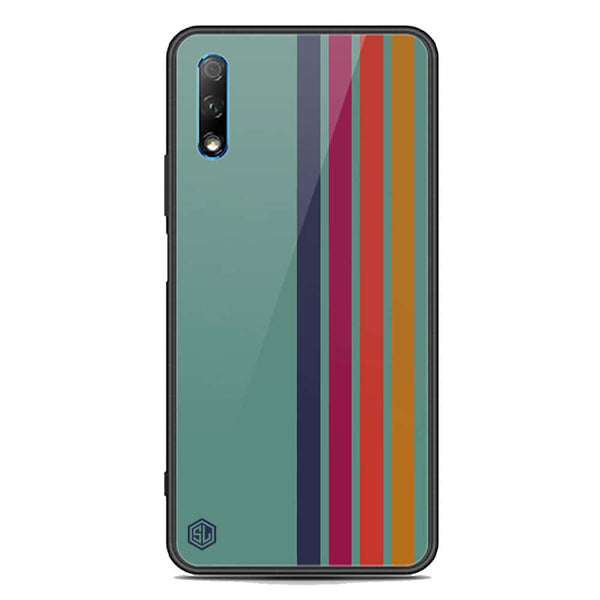 Retro Stripes Series Soft Phone Case - Premium Glass Case - Honor 9x