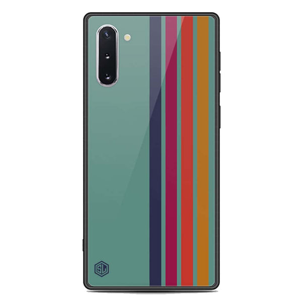 Retro Stripes Series Soft Phone Case - Premium Glass Case - Samsung Galaxy Note 10