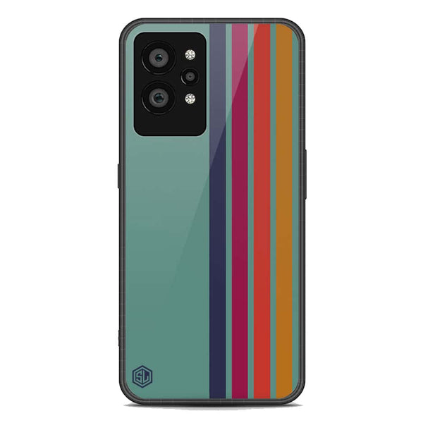 Retro Stripes Series Soft Phone Case - Premium Glass Case - Realme GT2 Pro