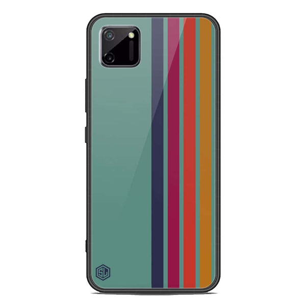 Retro Stripes Series Soft Phone Case - Premium Glass Case - Realme C11