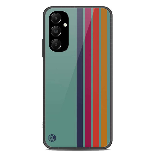 Retro Stripes Series Soft Phone Case - Premium Glass Case - Samsung Galaxy A05s