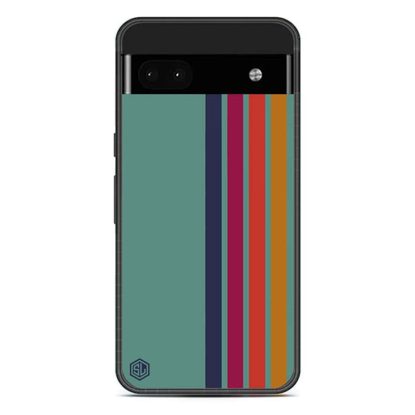 Retro Stripes Series Soft Phone Case - Metal Case - Google Pixel 7