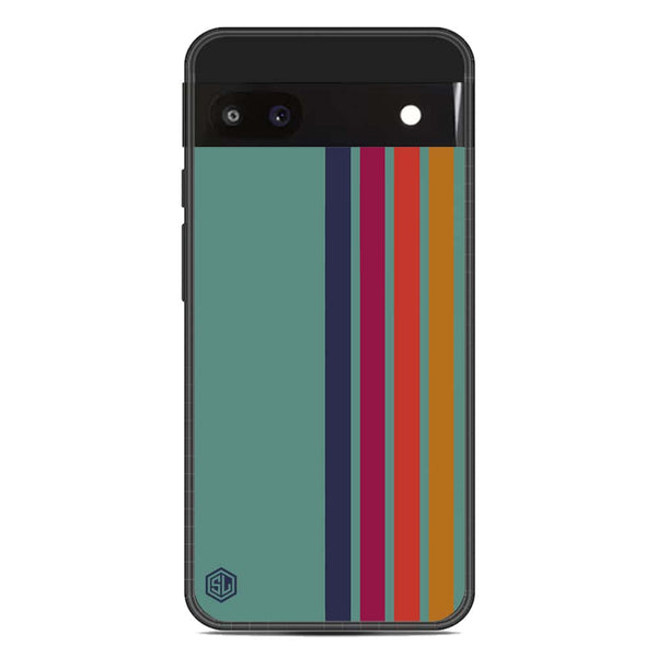 Retro Stripes Series Soft Phone Case - Metal Case - Google Pixel 6a