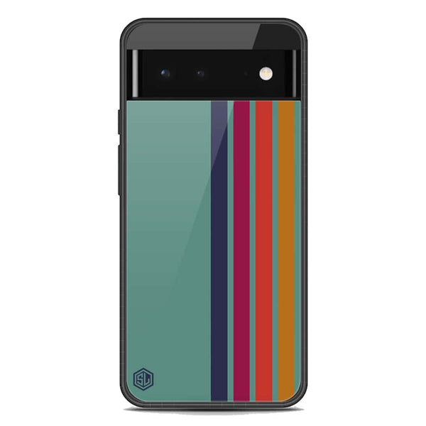 Retro Stripes Series Soft Phone Case - Metal Case - Google Pixel 6