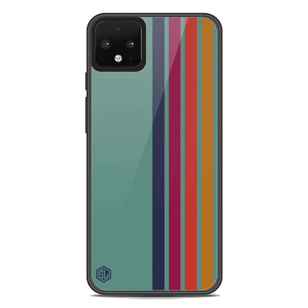 Retro Stripes Series Soft Phone Case - Metal Case - Google Pixel 4