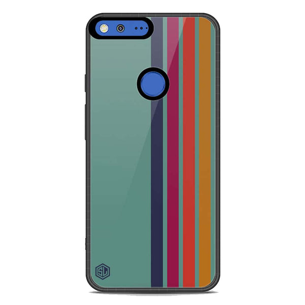 Retro Stripes Series Soft Phone Case - Metal Case - Google Pixel