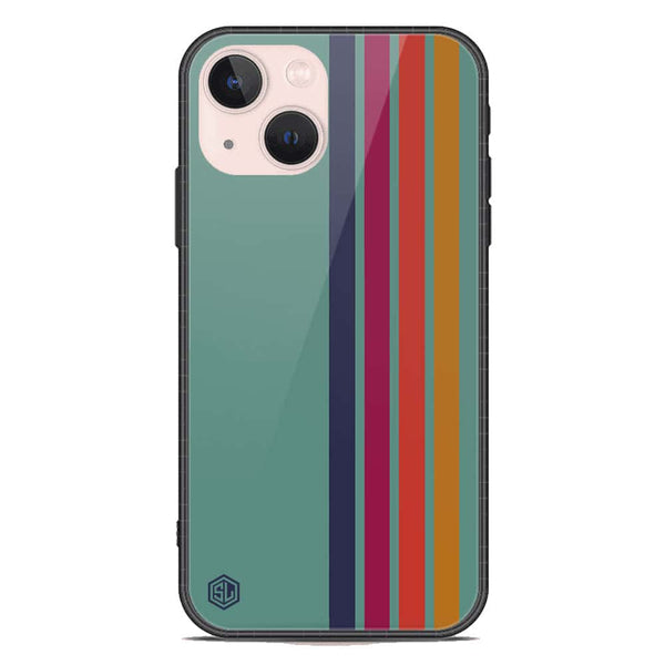 Retro Stripes Series Soft Phone Case - Premium Glass Case - iPhone 14