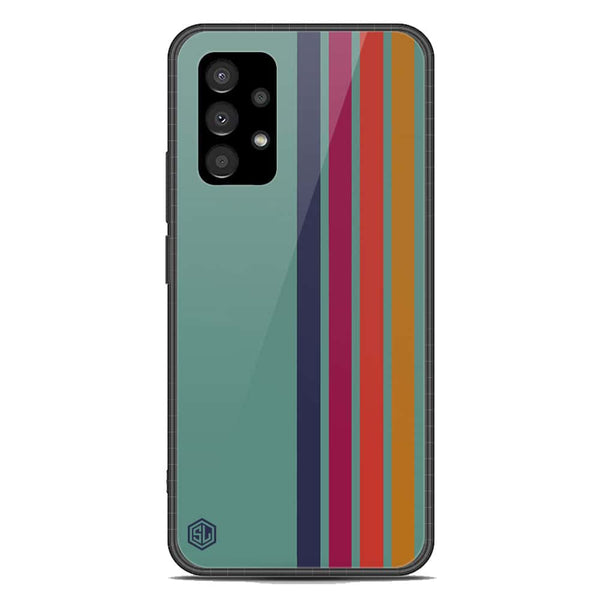 Retro Stripes Series Soft Phone Case - Premium Glass Case - Samsung Galaxy A53 5G