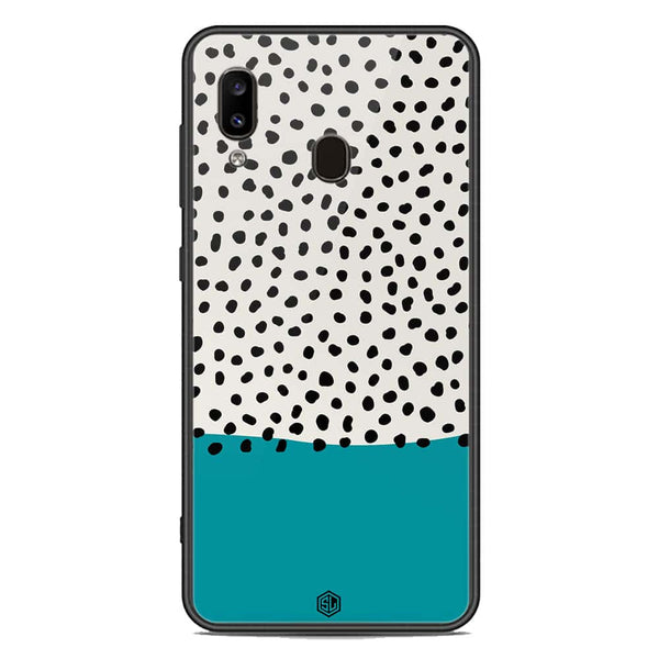 Polka Dots Series Soft Phone Case - Premium Glass Case - Samsung Galaxy A20