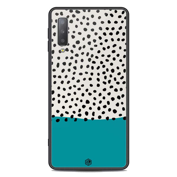 Polka Dots Series Soft Phone Case - Premium Glass Case - Samsung Galaxy A7 2018