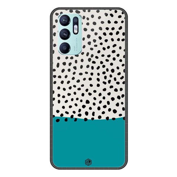 Polka Dots Series Soft Phone Case - Premium Glass Case - Oppo Reno 6