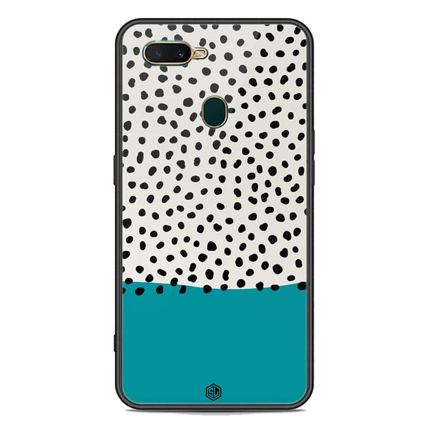 Polka Dots Series Soft Phone Case - Premium Glass Case - Oppo A7
