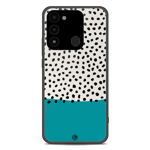 Polka Dots Series Soft Phone Case - Premium Glass Case - Tecno Spark 8C