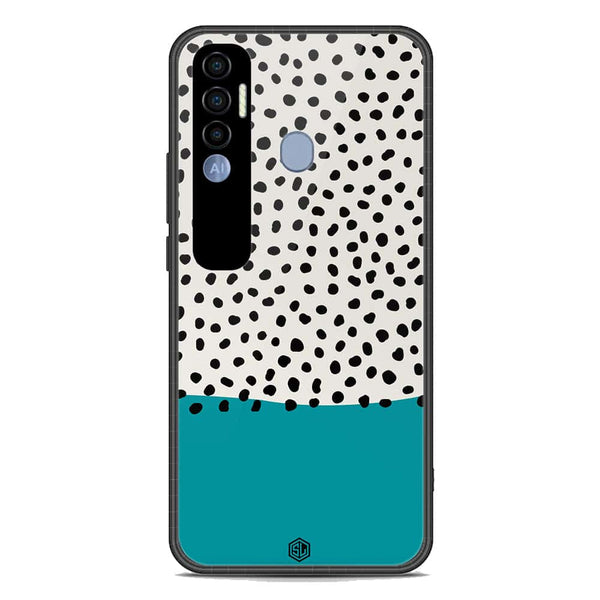 Polka Dots Series Soft Phone Case - Premium Glass Case - Tecno Spark 7 Pro