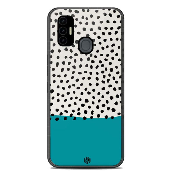 Polka Dots Series Soft Phone Case - Premium Glass Case - Tecno Spark 7
