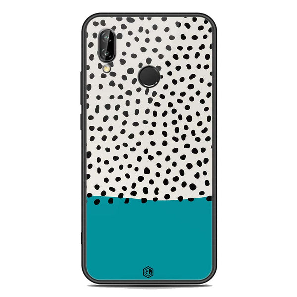 Polka Dots Series Soft Phone Case - Premium Glass Case - Huawei P20 Lite