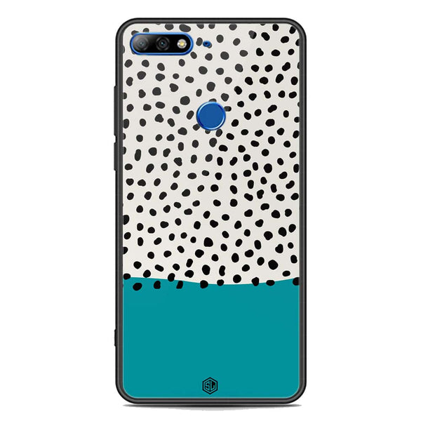 Polka Dots Series Soft Phone Case - Premium Glass Case - Huawei Honor 7C