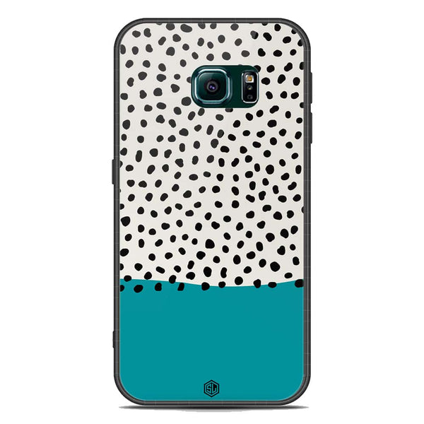 Polka Dots Series Soft Phone Case - Acrylic Glass Case - Samsung Galaxy S6 Edge Plus