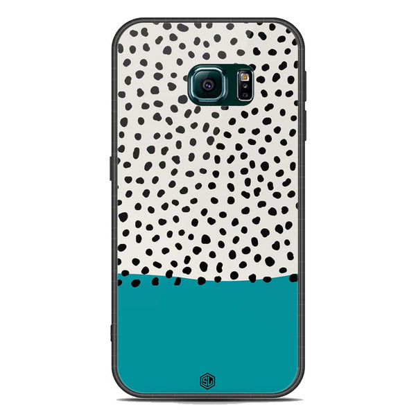Polka Dots Series Soft Phone Case - Acrylic Glass Case - Samsung Galaxy S6 Edge
