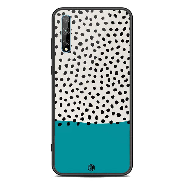 Polka Dots Series Soft Phone Case - Acrylic Glass Case - Huawei Y8p