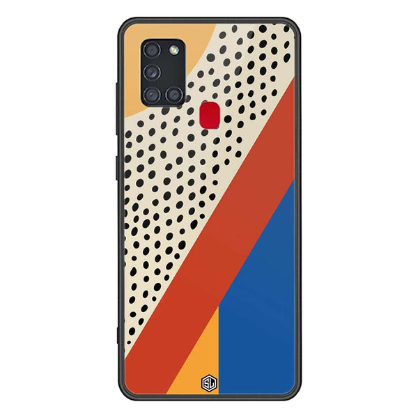 Polka Dots Series Soft Phone Case - Premium Glass Case - Samsung Galaxy A21s