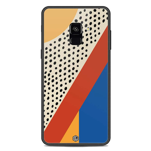 Polka Dots Series Soft Phone Case - Premium Glass Case - Samsung Galaxy A8 2018