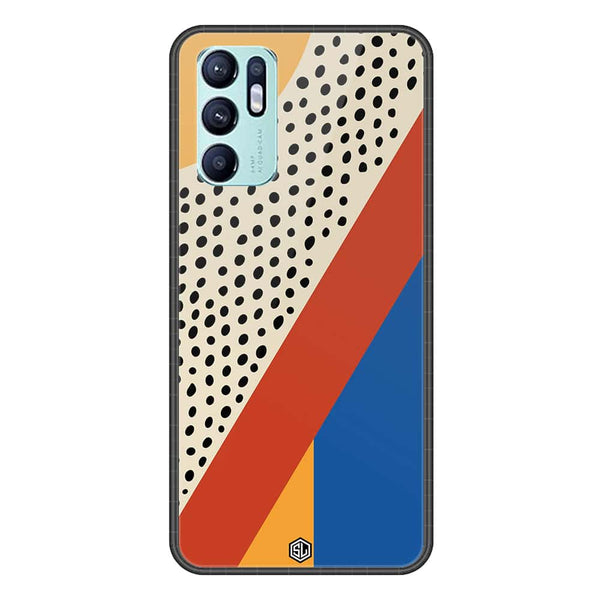 Polka Dots Series Soft Phone Case - Premium Glass Case - Oppo Reno 6