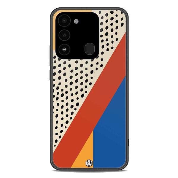 Polka Dots Series Soft Phone Case - Premium Glass Case - Tecno Spark 8C