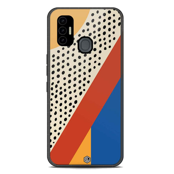 Polka Dots Series Soft Phone Case - Premium Glass Case - Tecno Spark 7