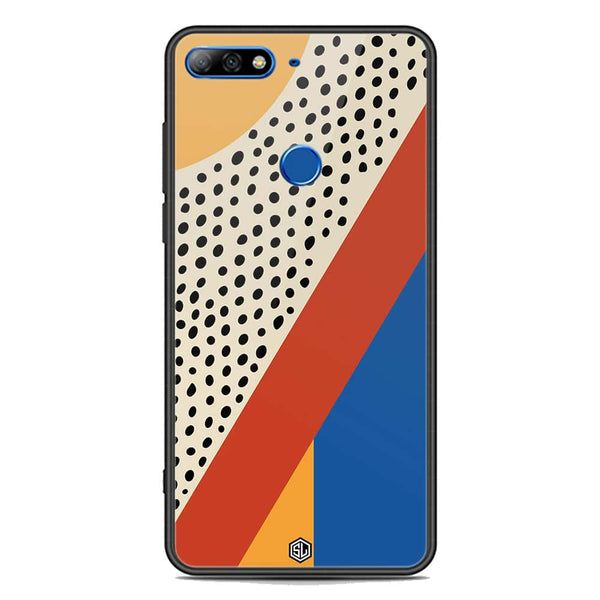 Polka Dots Series Soft Phone Case - Premium Glass Case - Huawei Honor 7C