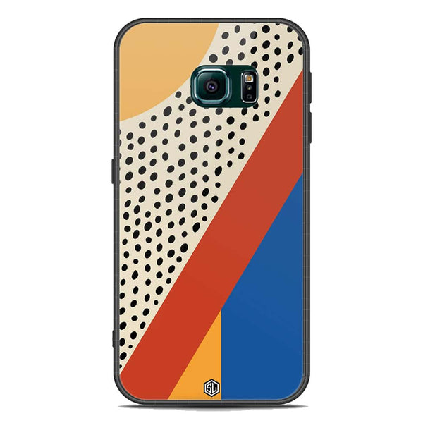 Polka Dots Series Soft Phone Case - Acrylic Glass Case - Samsung Galaxy S6 Edge