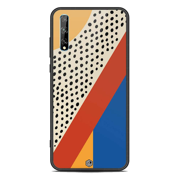 Polka Dots Series Soft Phone Case - Acrylic Glass Case - Huawei Y8p