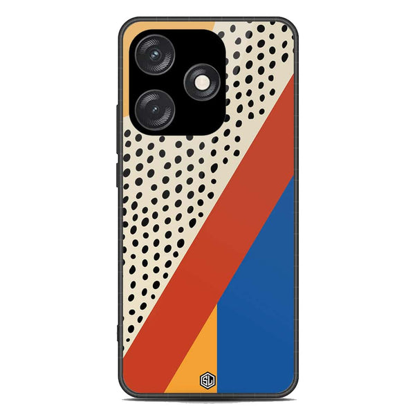 Polka Dots Series Soft Phone Case - Metal Case - Tecno Spark 10C