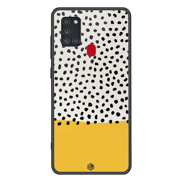 Polka Dots Series Soft Phone Case - Premium Glass Case - Samsung Galaxy A21s