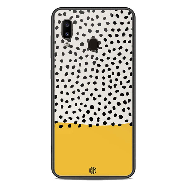 Polka Dots Series Soft Phone Case - Premium Glass Case - Samsung Galaxy A20