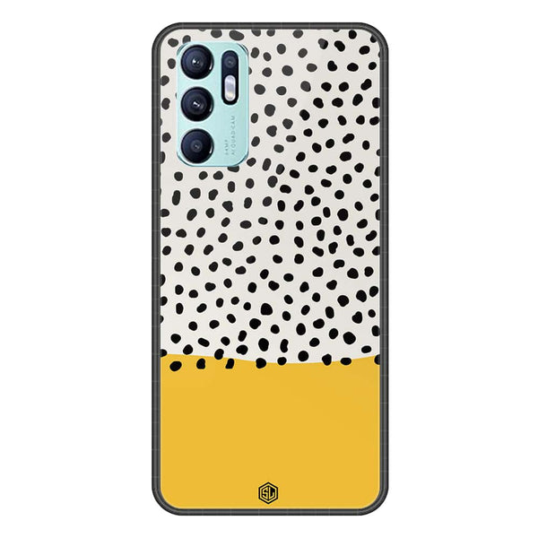 Polka Dots Series Soft Phone Case - Premium Glass Case - Oppo Reno 6