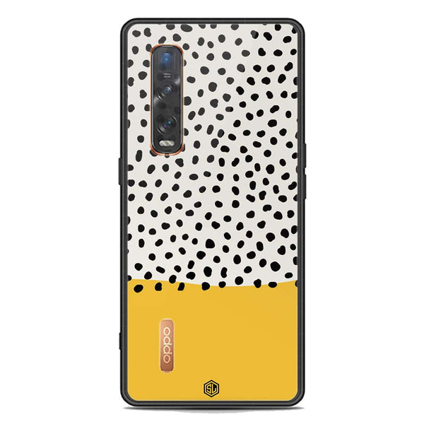 Polka Dots Series Soft Phone Case - Premium Glass Case - Oppo Find X2 Pro