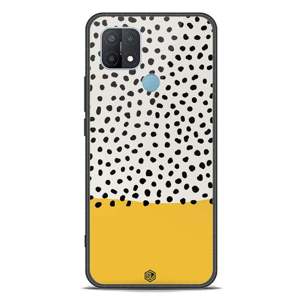 Polka Dots Series Soft Phone Case - Premium Glass Case - Oppo A15