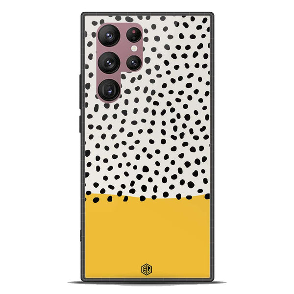 Polka Dots Series Soft Phone Case - Premium Glass Case - Samsung Galaxy S22 Ultra 5G
